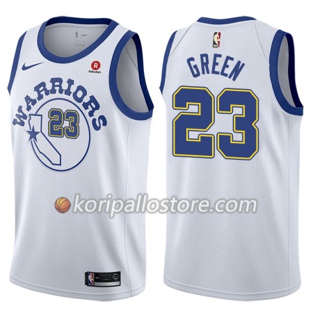 Golden State Warriors Draymond Green 23 Nike 2017-18 Hardwood Classics Valkoinen Miesten Pelipaidat Swingman 